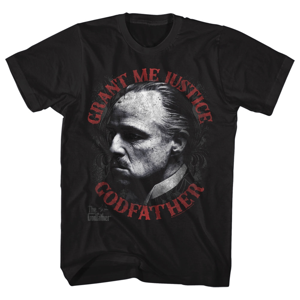 Godfather Mens S/S T-Shirt - Justice - Solid Black Style002 Hoodie, Sweatshirt | CiraTrend.com
