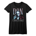 Godfather Girls Juniors S/S T-Shirt - Don Corleone - Solid Black Hoodie, Sweatshirt | CiraTrend.com