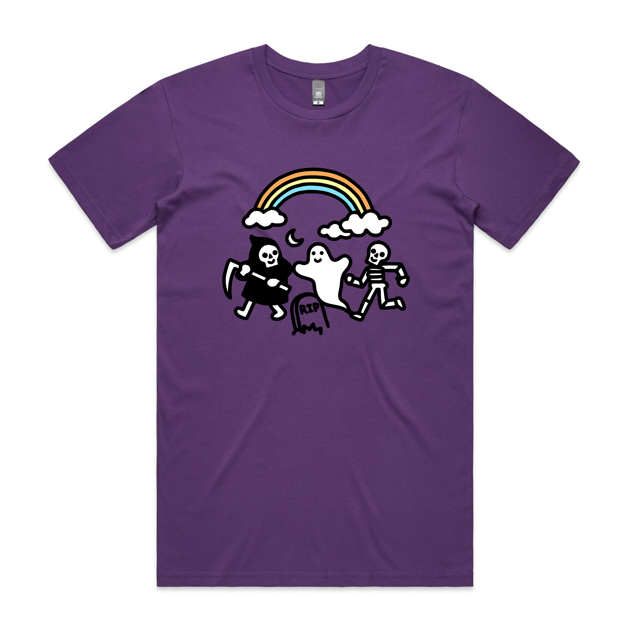 Grim Ghost Skeleton Tee Hoodie, Sweatshirt | CiraTrend.com (Image 1)