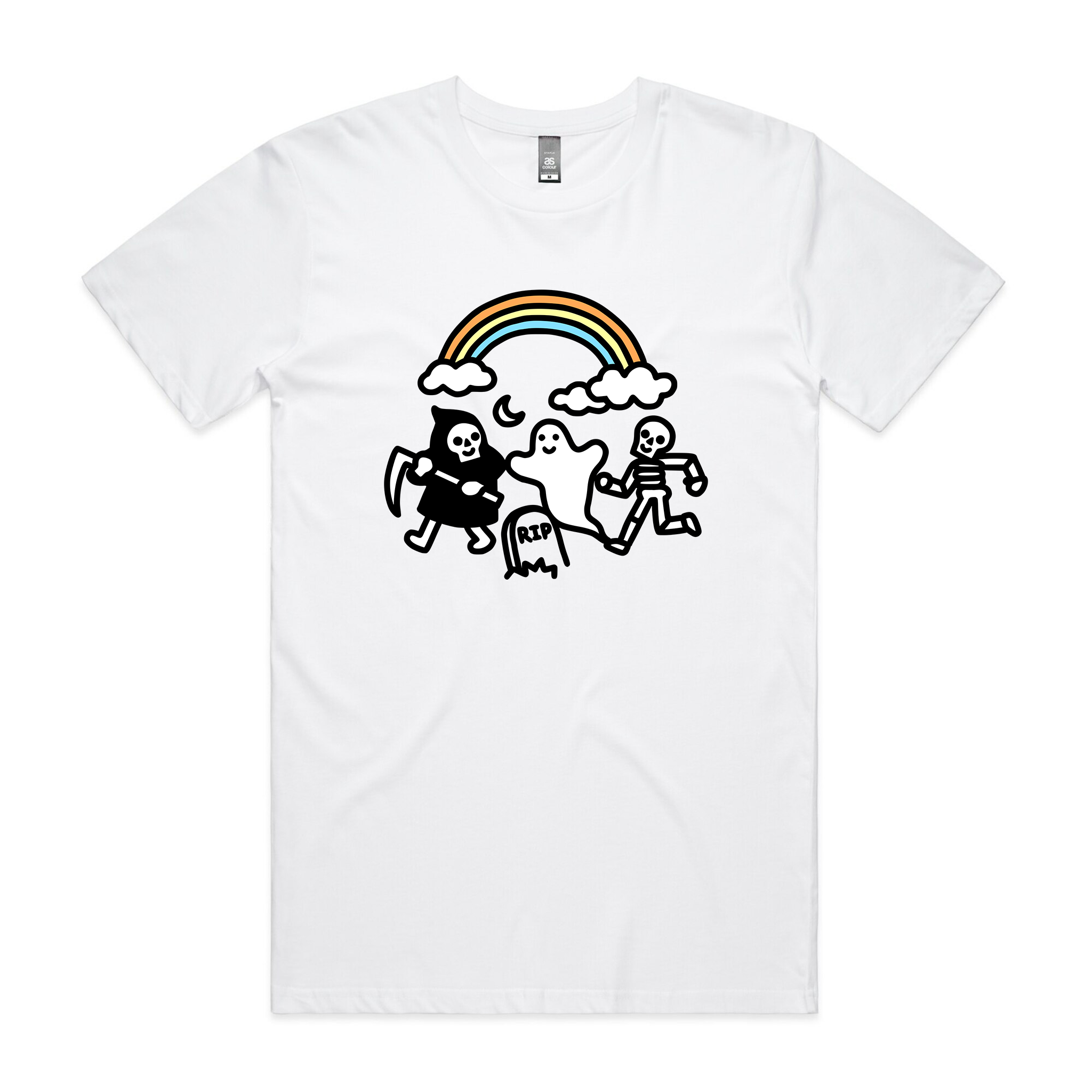 Grim Ghost Skeleton Tee Hoodie, Sweatshirt | CiraTrend.com (Image 2)