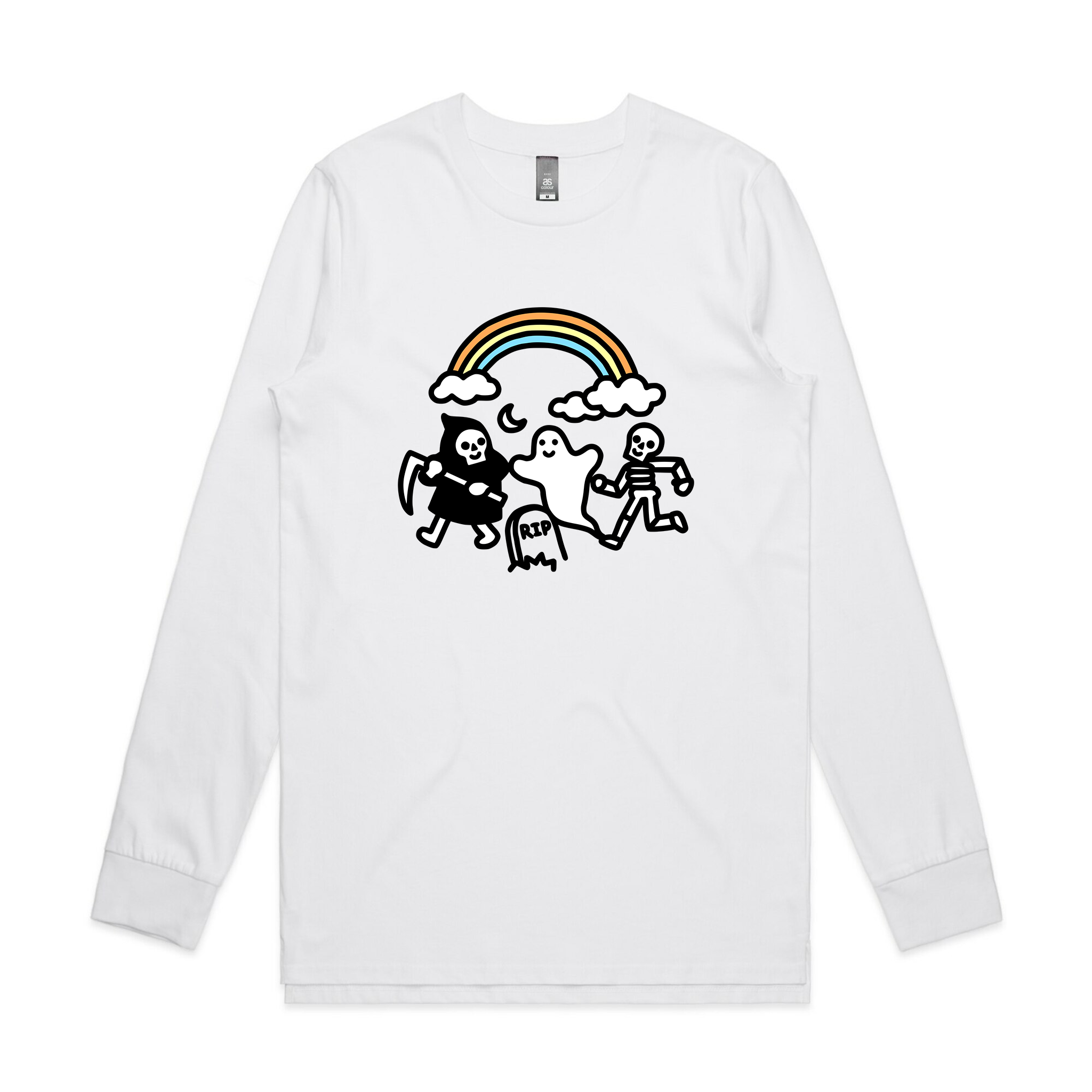 Grim Ghost Skeleton Tee Hoodie, Sweatshirt | CiraTrend.com (Image 5)