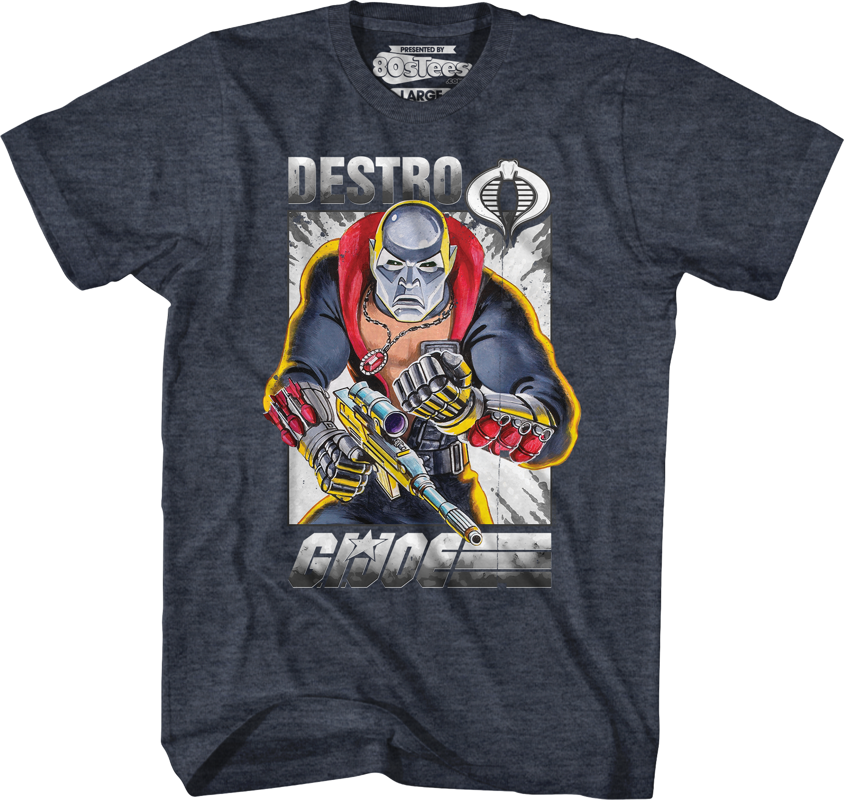 Destro GI Joe T-Shirt Hoodie, Sweatshirt | CiraTrend.com (Image 5)