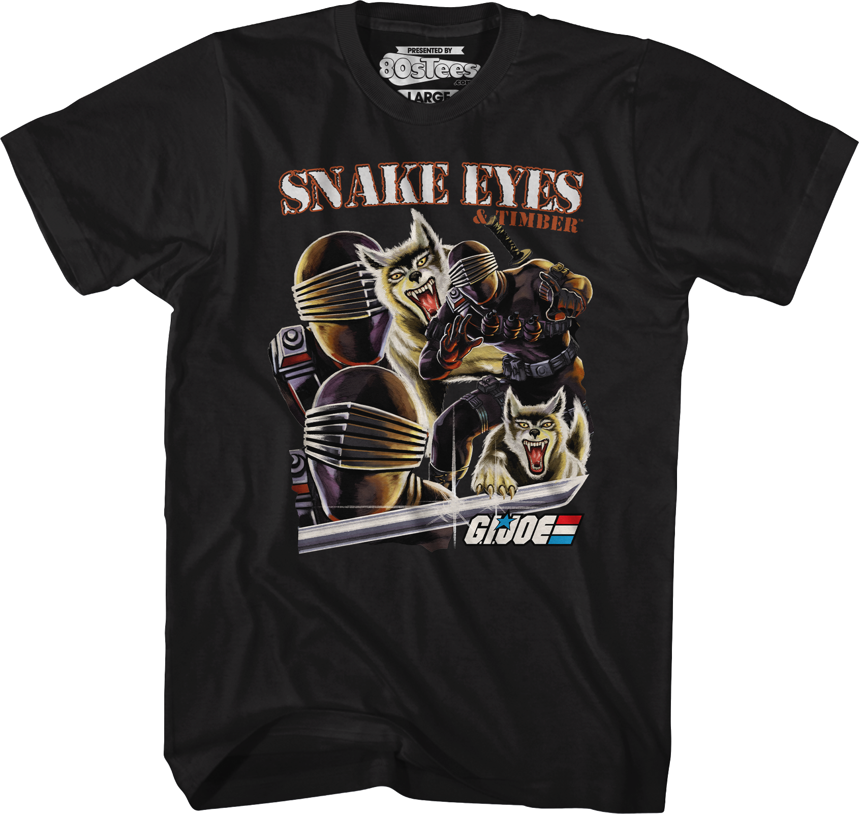 Snake Eyes & Timber Collage GI Joe T-Shirt Hoodie, Sweatshirt | CiraTrend.com (Image 4)
