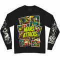 MARS ATTACKS: WAX PACK LEGACY - LONG SLEEVE SHIRT (GLOW IN THE DARK) Hoodie, Sweatshirt | CiraTrend.com (Image 1)