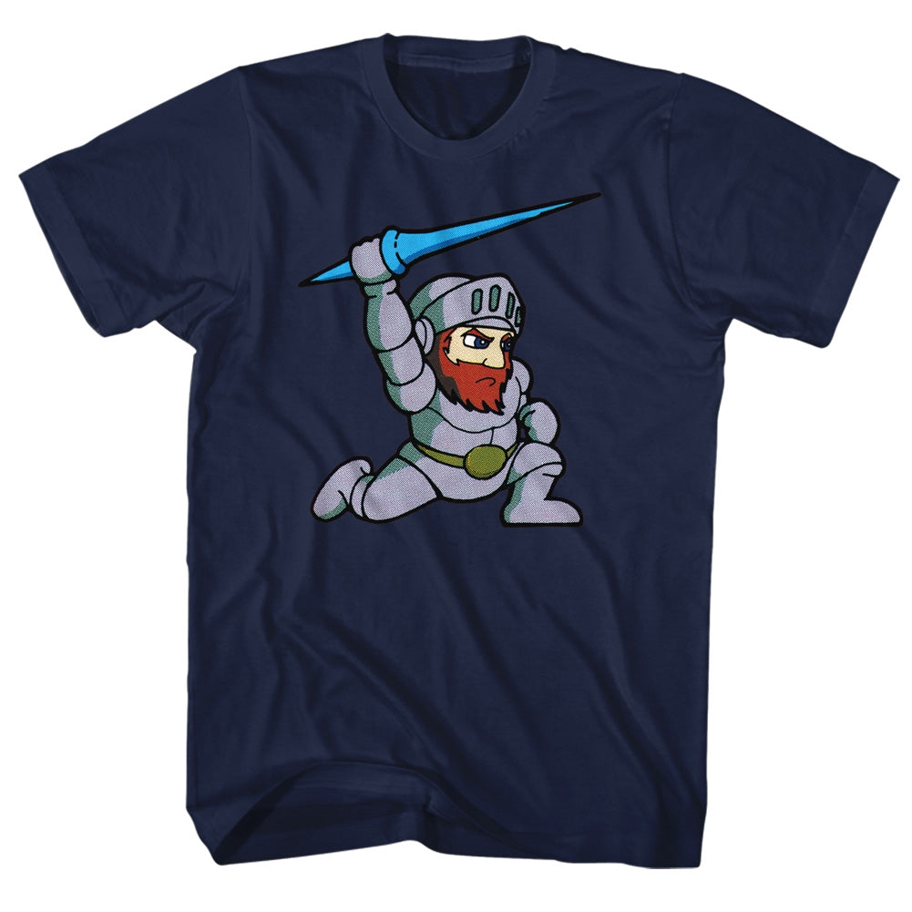 Ghost'N Goblins Mens S/S T-Shirt - Arthur - Solid Navy Hoodie, Sweatshirt | CiraTrend.com