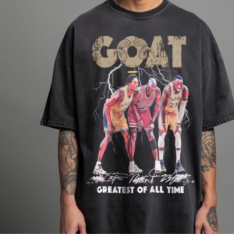 GOAT Basketball Legends Tee  - Fathersday Hoodie, Sweatshirt | CiraTrend.com