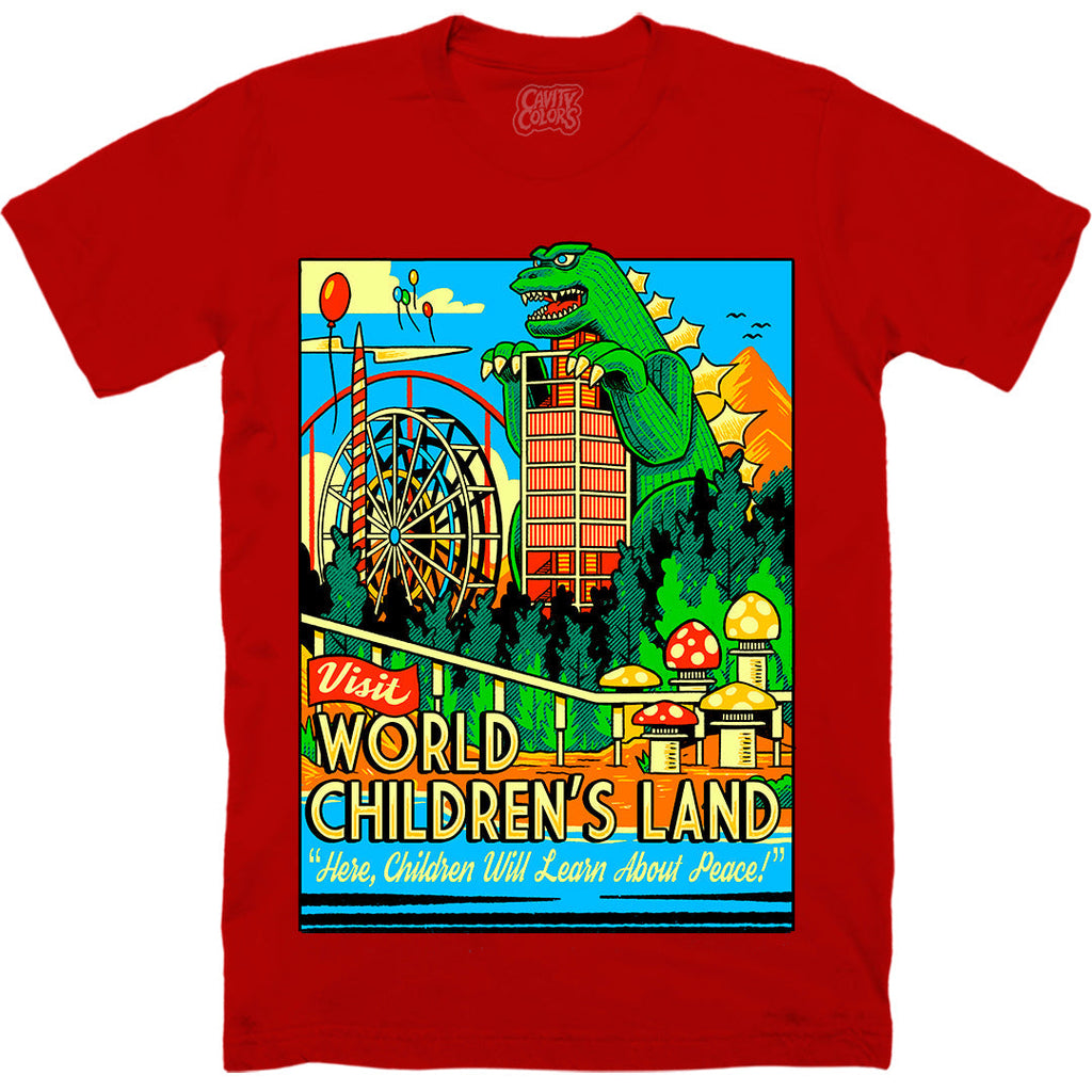 WORLD CHILDREN'S LAND - T-SHIRT (PEACEFUL RED) Hoodie, Sweatshirt | CiraTrend.com (Image 1)