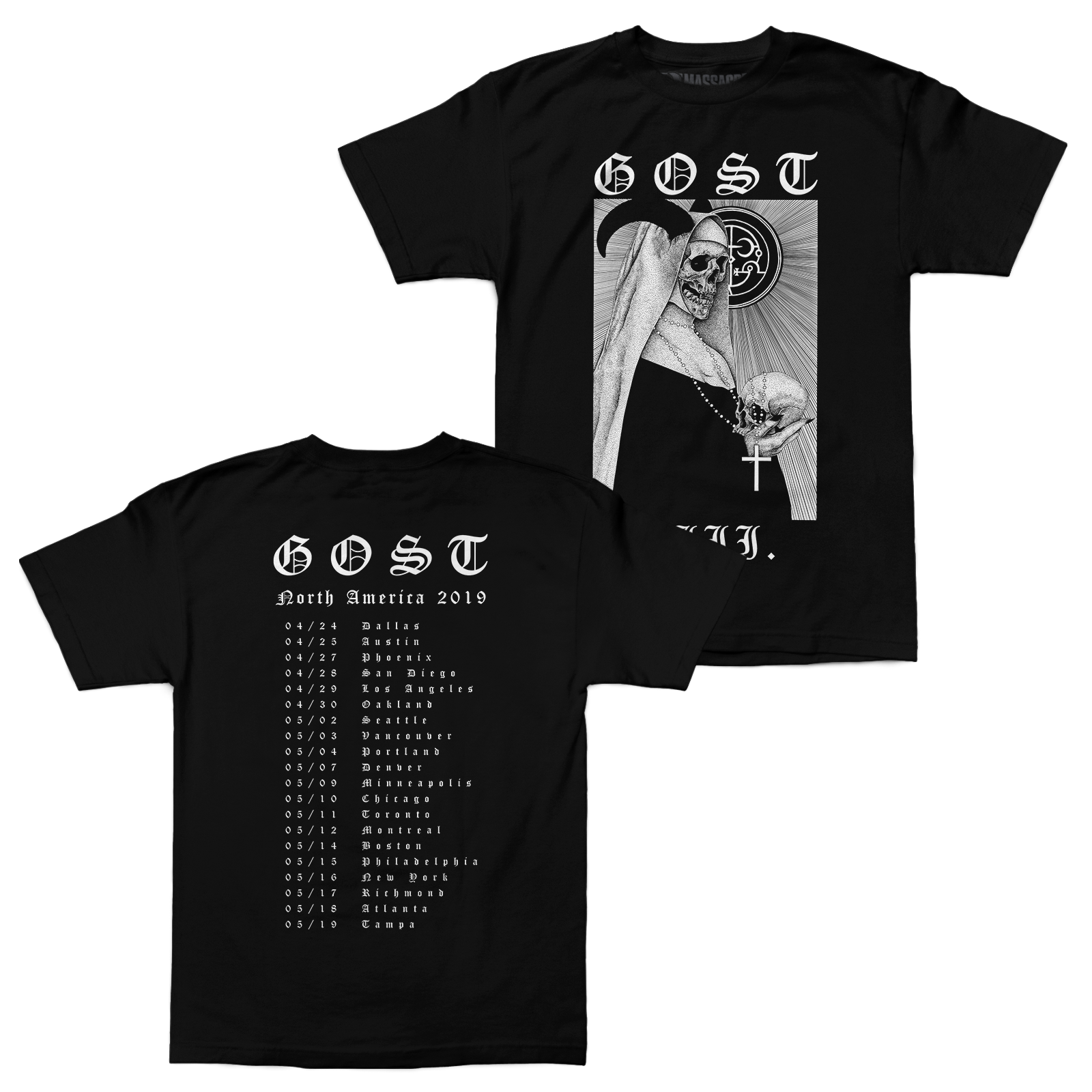 Gost "Tour" Shirt Hoodie, Sweatshirt | CiraTrend.com