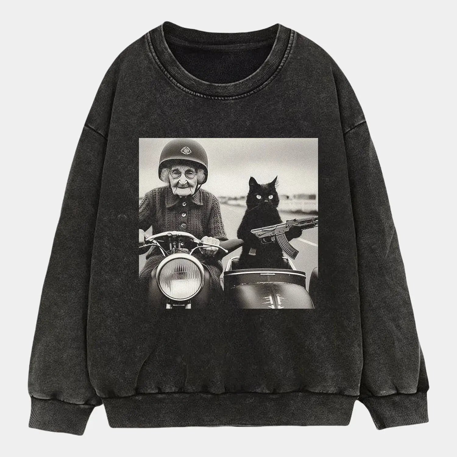 GRANDMA AND CAT TEE Hoodie, Sweatshirt | CiraTrend.com (Image 5)