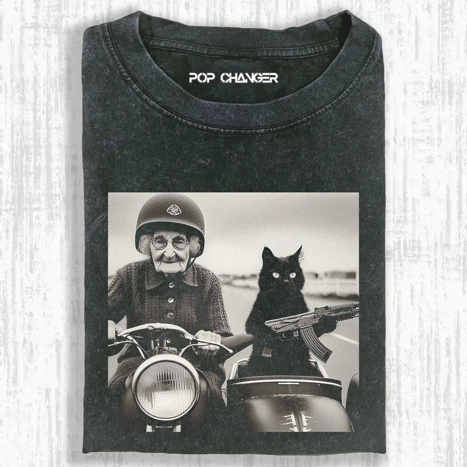 GRANDMA AND CAT TEE Hoodie, Sweatshirt | CiraTrend.com (Image 1)