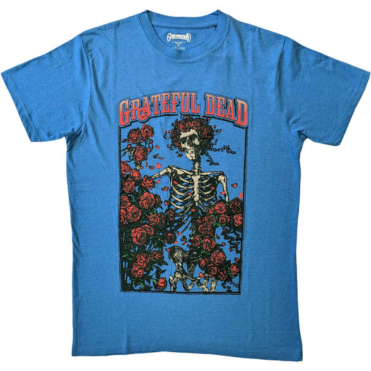 GRATEFUL DEAD ( BERTHA AND LOGO BLUE ) T-SHIRT