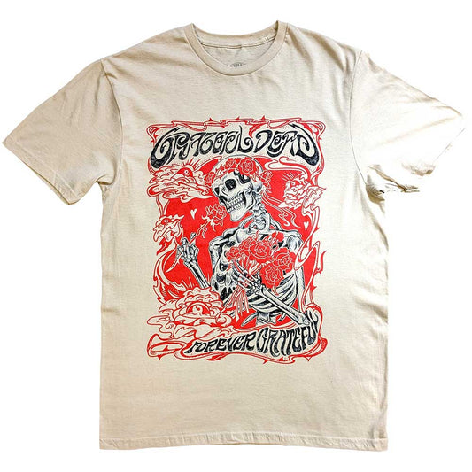 GRATEFUL DEAD Attractive T-Shirt, Forever Red