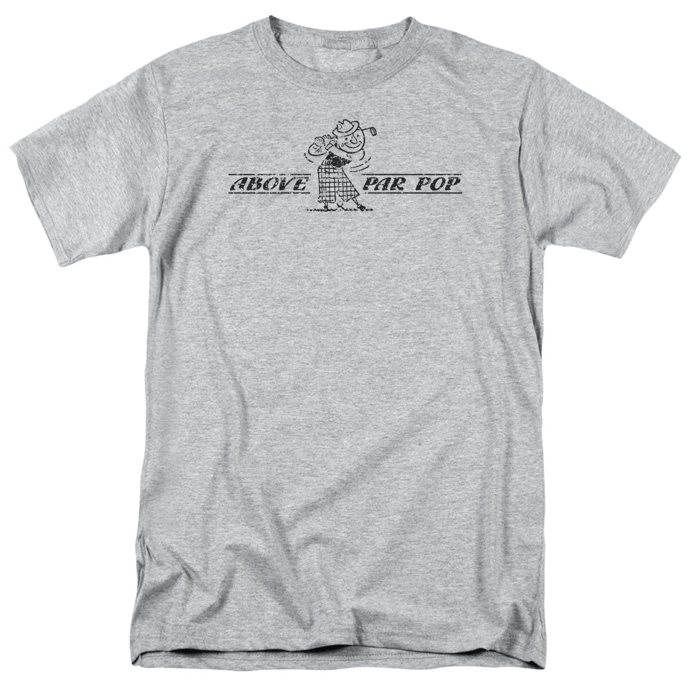 Above Par Pop Mens T Shirt Athletic Heather Hoodie, Sweatshirt | CiraTrend.com
