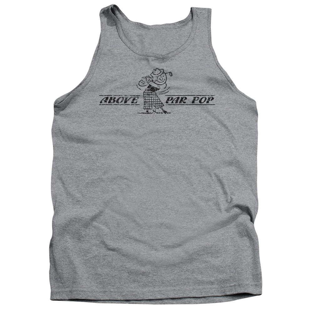 Above Par Pop Mens Tank Top Shirt Athletic Heather Hoodie, Sweatshirt | CiraTrend.com (Image 1)
