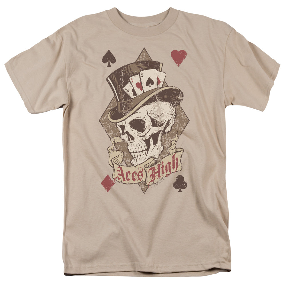 Aces High Mens T Shirt Sand Hoodie, Sweatshirt | CiraTrend.com
