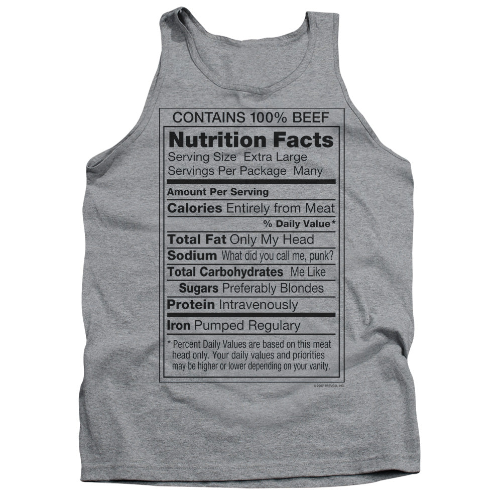 100% Beef Mens Tank Top Shirt Athletic Heather Hoodie, Sweatshirt | CiraTrend.com (Image 2)