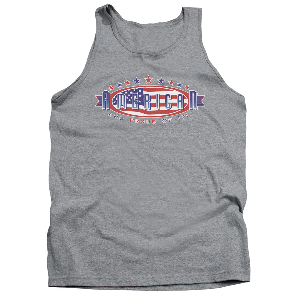 American And Proud Mens Tank Top Shirt Athletic Heather Hoodie, Sweatshirt | CiraTrend.com (Image 1)