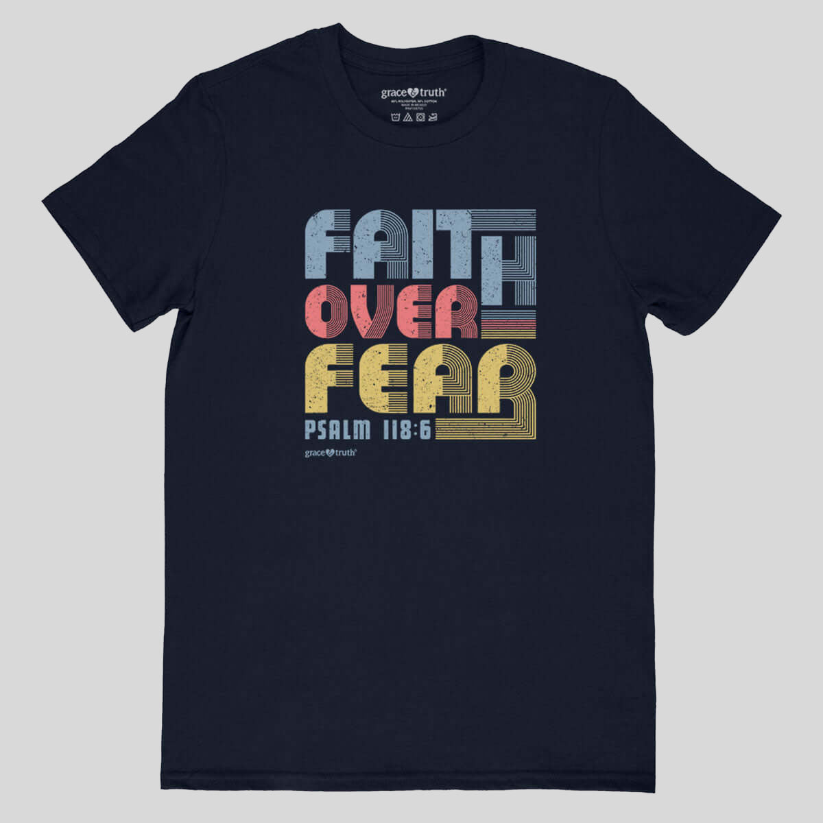 Grace & Truth Faith Over Fear T-Shirt For Women Hoodie, Sweatshirt | CiraTrend.com (Image 1)