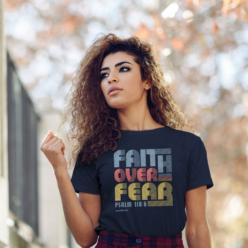 Grace & Truth Faith Over Fear T-Shirt For Women Hoodie, Sweatshirt | CiraTrend.com (Image 3)
