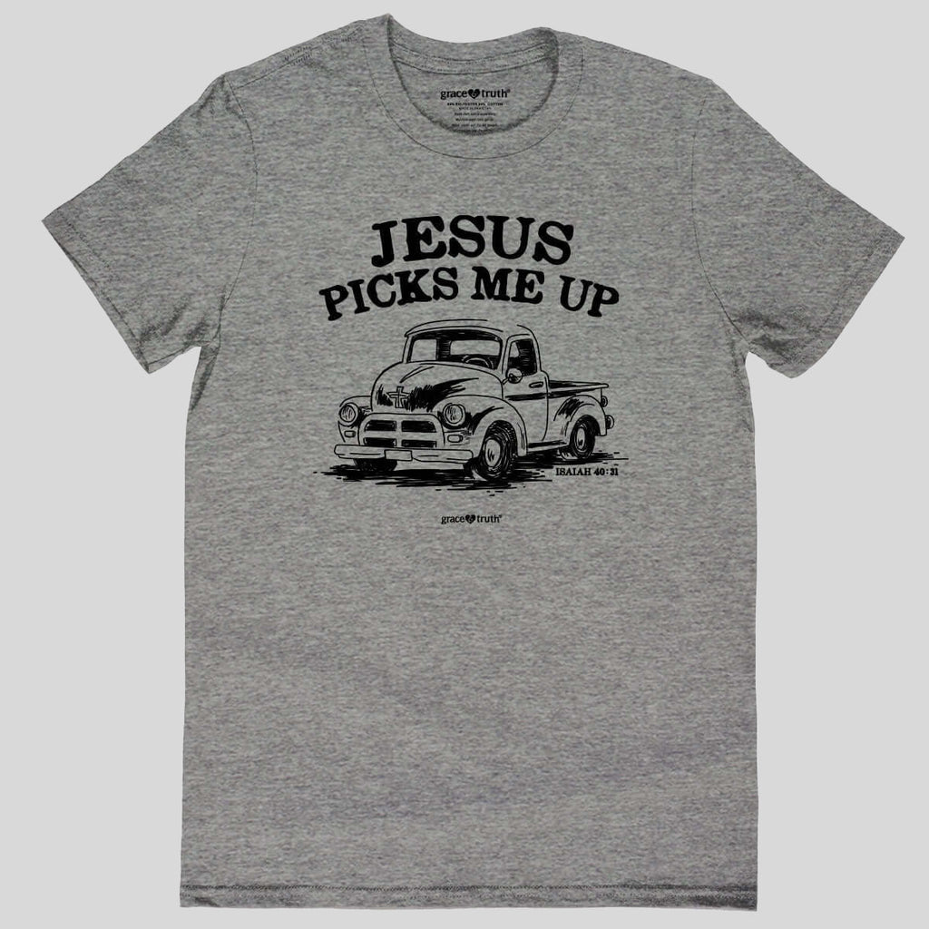 grace & truth Womens T-Shirt Jesus Picks Me Hoodie, Sweatshirt | CiraTrend.com (Image 1)
