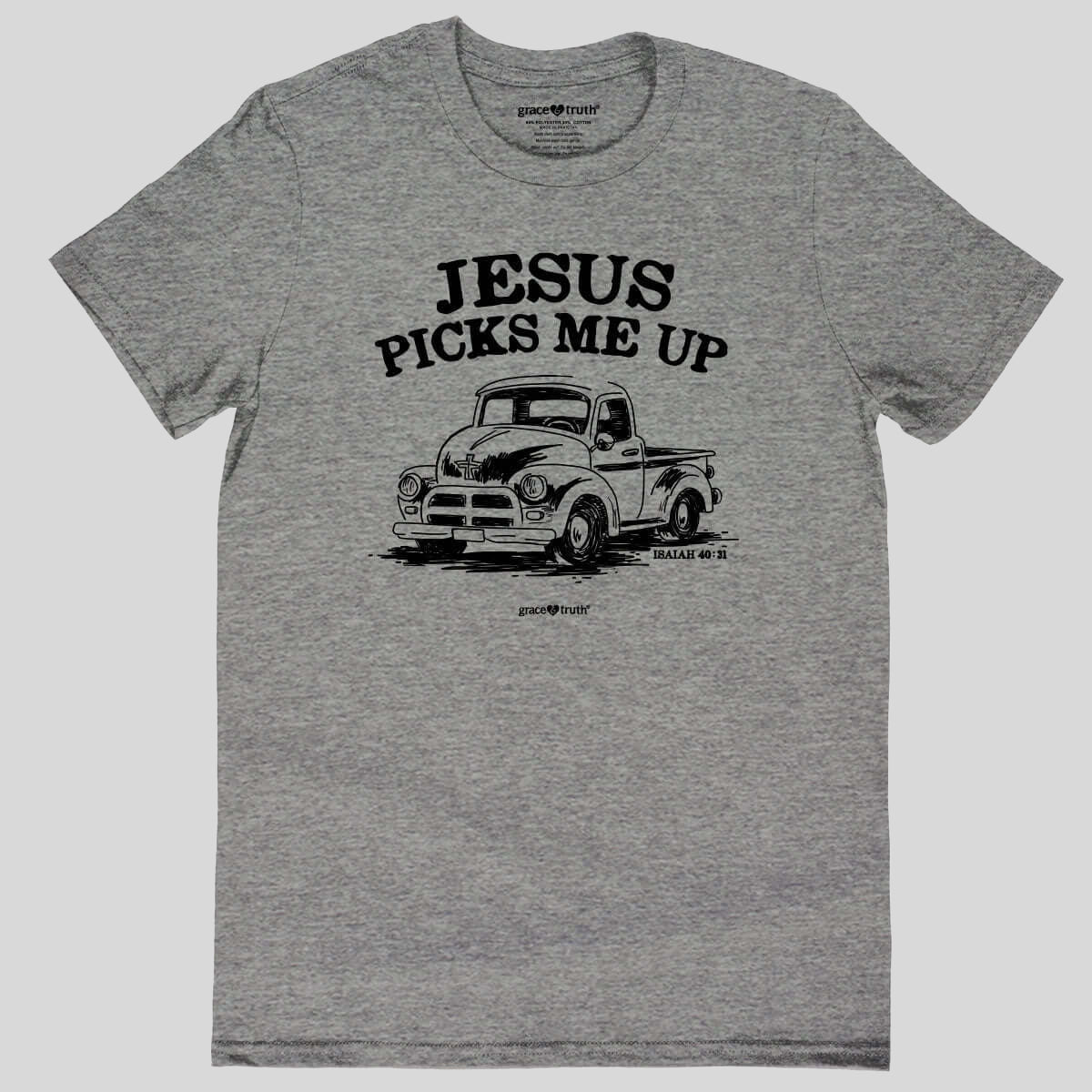 grace & truth Womens T-Shirt Jesus Picks Me Hoodie, Sweatshirt | CiraTrend.com (Image 1)