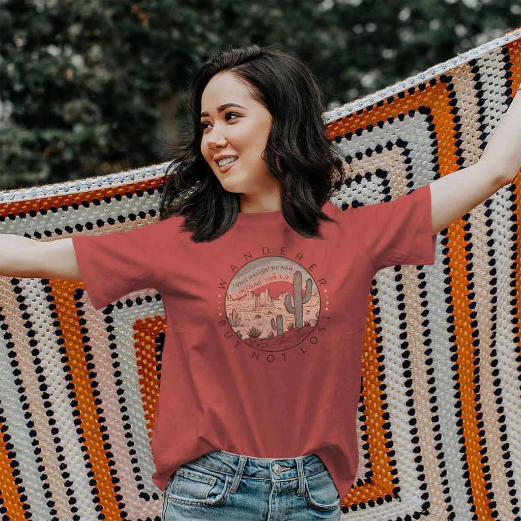 grace & truth Womens T-Shirt Wanderer Guided By Faith Hoodie, Sweatshirt | CiraTrend.com (Image 5)