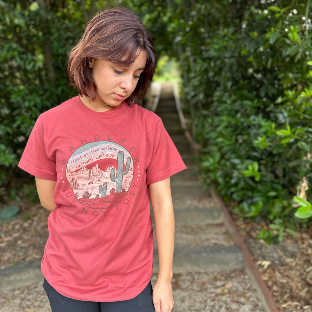 grace & truth Womens T-Shirt Wanderer Guided By Faith Hoodie, Sweatshirt | CiraTrend.com (Image 3)