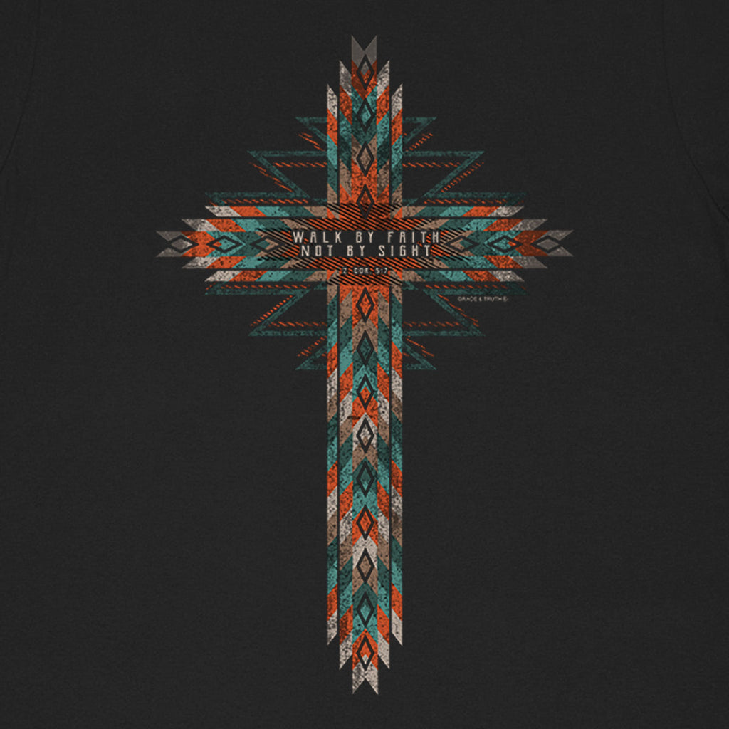 grace & truth Womens T-Shirt Southwestern Cross Hoodie, Sweatshirt | CiraTrend.com (Image 2)
