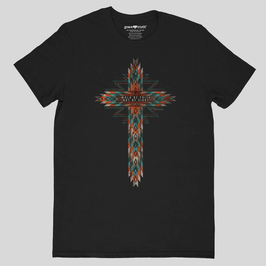 grace & truth Womens T-Shirt Southwestern Cross Hoodie, Sweatshirt | CiraTrend.com (Image 1)