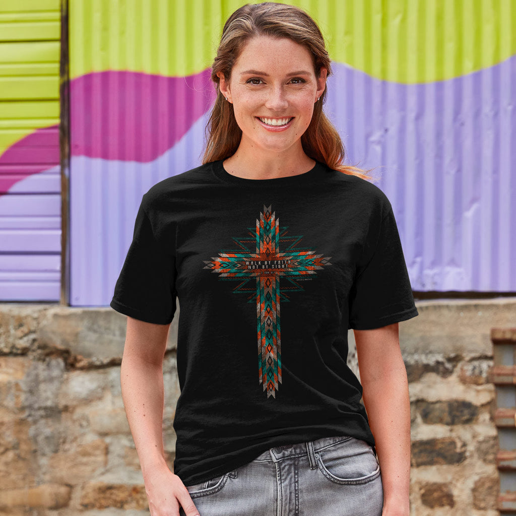 grace & truth Womens T-Shirt Southwestern Cross Hoodie, Sweatshirt | CiraTrend.com (Image 5)
