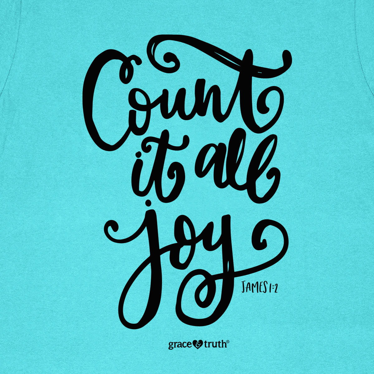 grace & truth Womens T-Shirt Count It All Joy Hoodie, Sweatshirt | CiraTrend.com (Image 2)