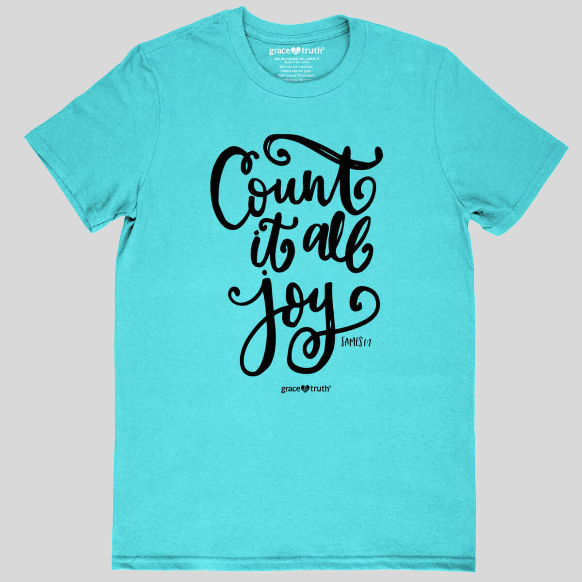 grace & truth Womens T-Shirt Count It All Joy Hoodie, Sweatshirt | CiraTrend.com (Image 1)