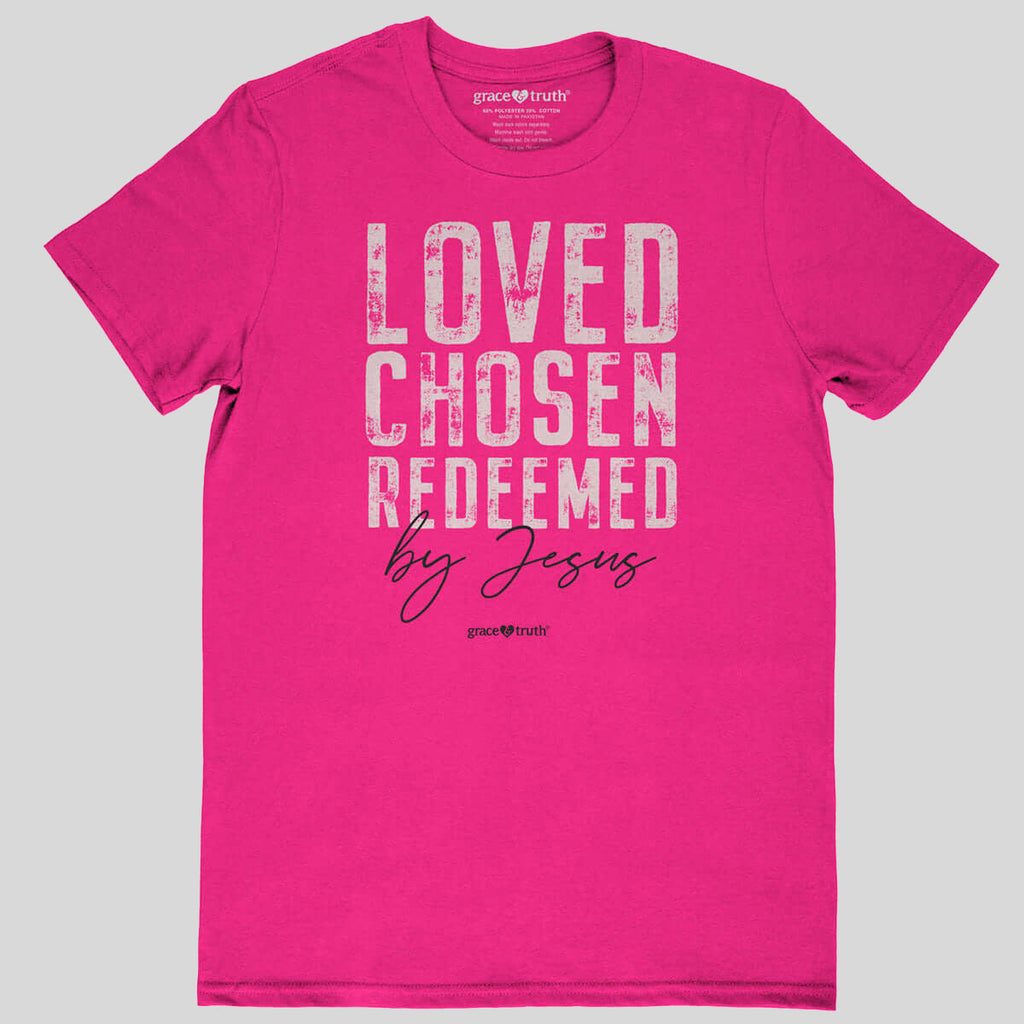 grace & truth Womens T-Shirt Redeemed By Jesus Hoodie, Sweatshirt | CiraTrend.com (Image 1)