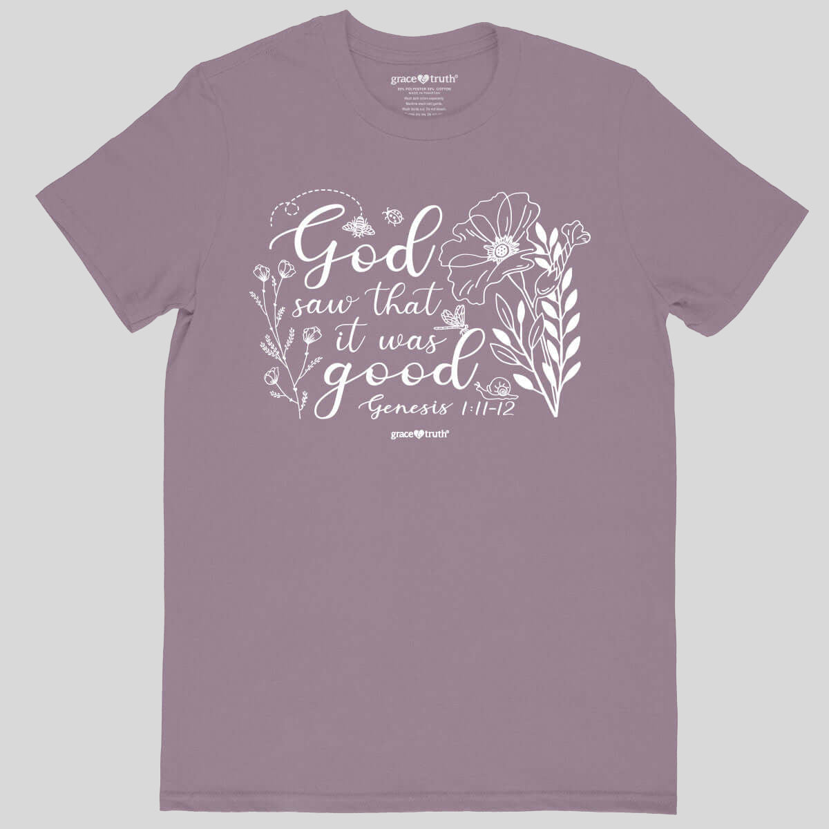 grace & truth Womens T-Shirt It Was Good Genesis 1: 11-12 Hoodie, Sweatshirt | CiraTrend.com (Image 1)