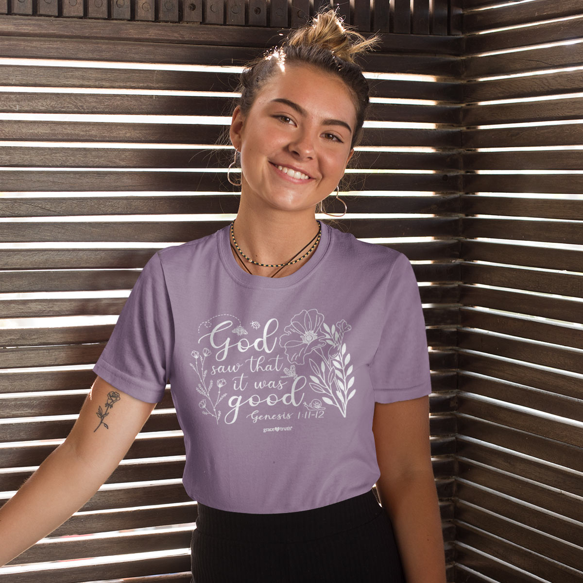 grace & truth Womens T-Shirt It Was Good Genesis 1: 11-12 Hoodie, Sweatshirt | CiraTrend.com (Image 3)