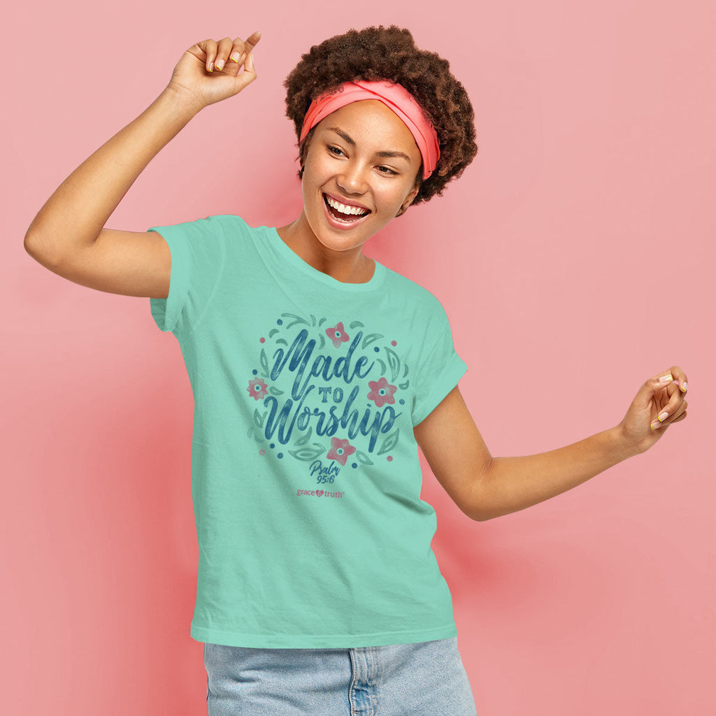 grace & truth Womens T-Shirt Worship Hoodie, Sweatshirt | CiraTrend.com (Image 3)