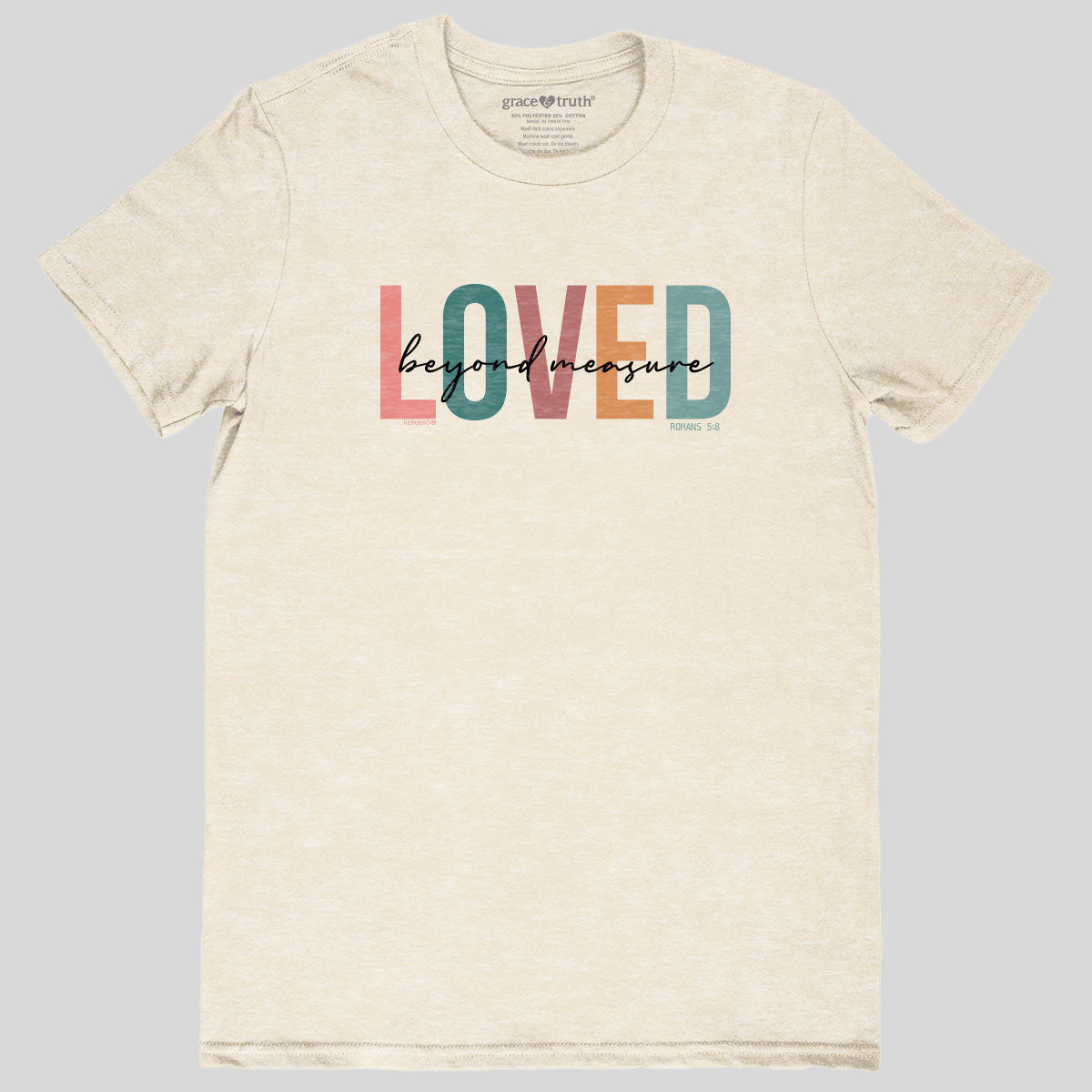 grace & truth Womens T-Shirt Loved Hoodie, Sweatshirt | CiraTrend.com (Image 1)