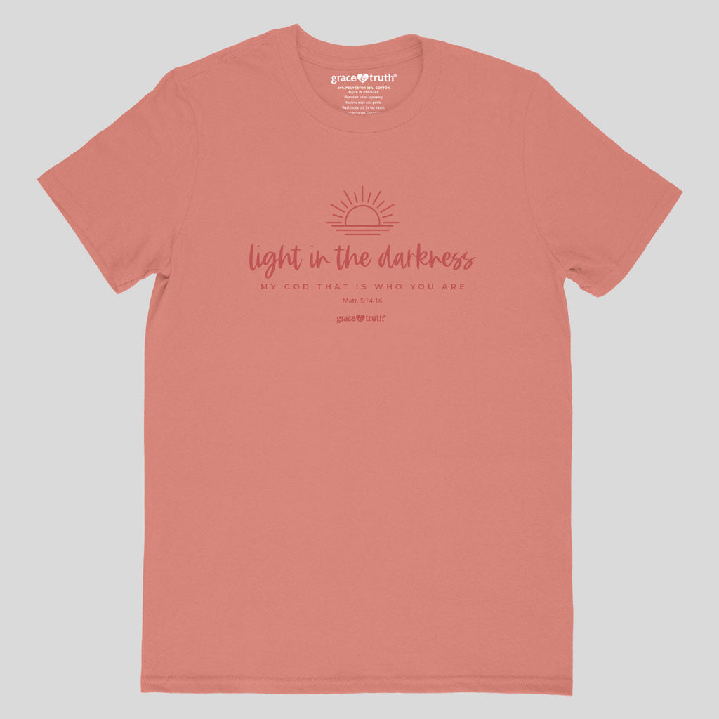 grace & truth Womens T-Shirt Light In The Darkness Hoodie, Sweatshirt | CiraTrend.com (Image 1)
