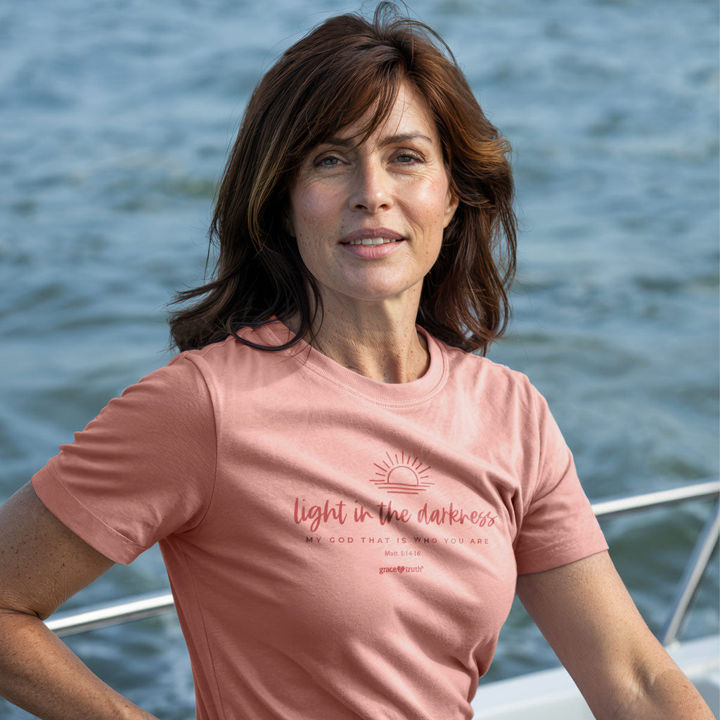 grace & truth Womens T-Shirt Light In The Darkness Hoodie, Sweatshirt | CiraTrend.com (Image 3)