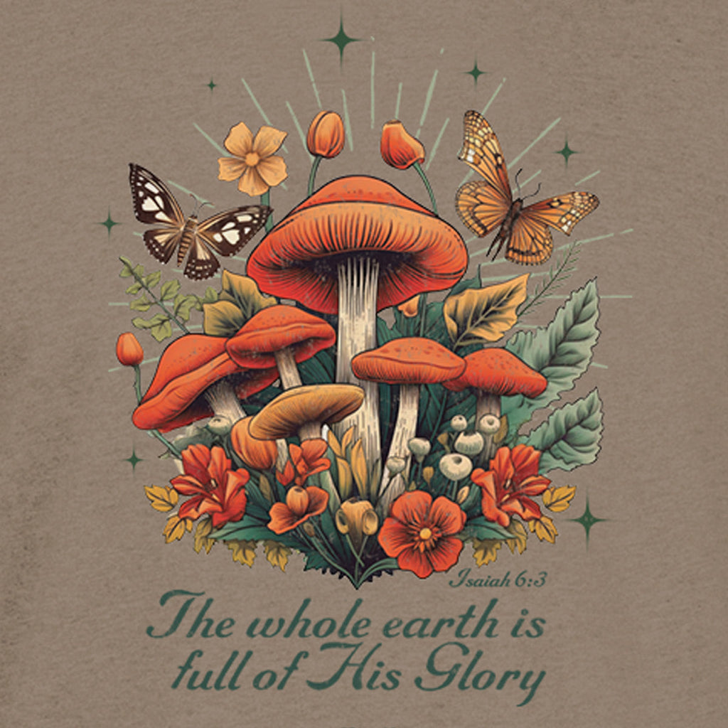 grace & truth Womens Hooded T-Shirt Mushrooms Hoodie, Sweatshirt | CiraTrend.com (Image 2)