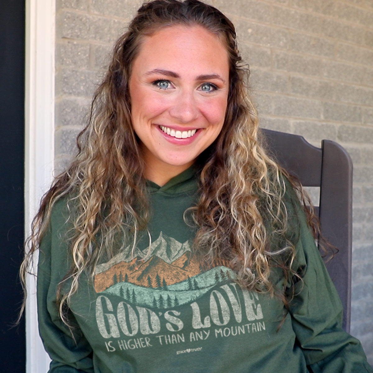 grace & truth Womens Hooded T-Shirt GodÃ¢â‚¬â„¢s Love Hoodie, Sweatshirt | CiraTrend.com (Image 3)