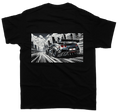 GTR B-W Comic T-Shirt - Unisex - Car Enthusiast - Drifting Drag JDM Hoodie, Sweatshirt | CiraTrend.com