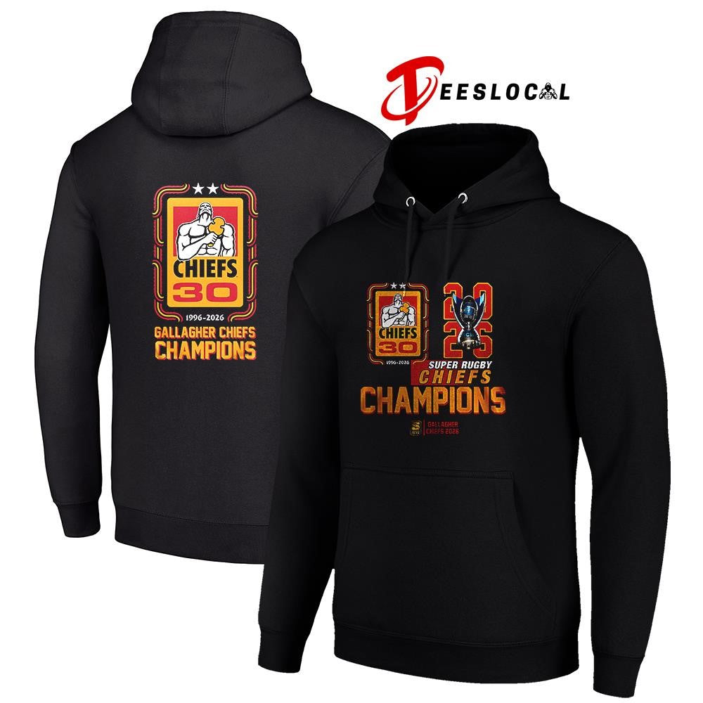 Gallagher Chiefs Super Rugby Pacific champions graphic shirt