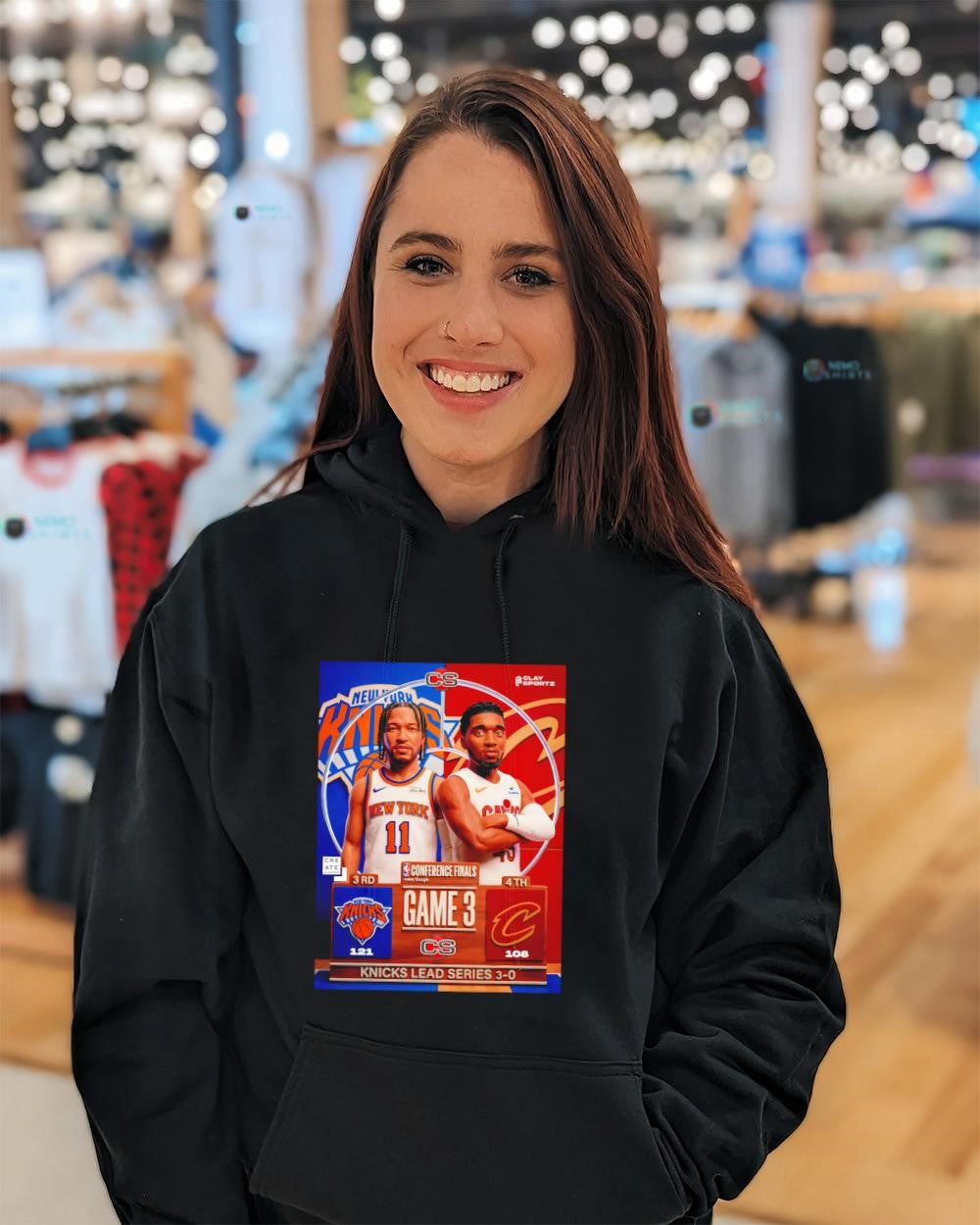 Game 3 Brunson New York Knicks vs Donovan Cavaliers lead series 3-0 shirt