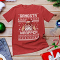 Gangsta Wrapper Shirt, Ugly Christmas Sweater Shirt, Christmas Party Shirts, Gangsta Wrappa Shirt, Christmas group...