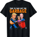 Garbage for Trump 2024 - Time to take out Garbage Biden T-Shirt Hoodie, Sweatshirt | CiraTrend.com