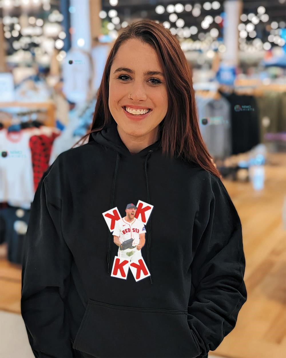 Garrett Crochet Boston Red Sox represent strikeouts shirt