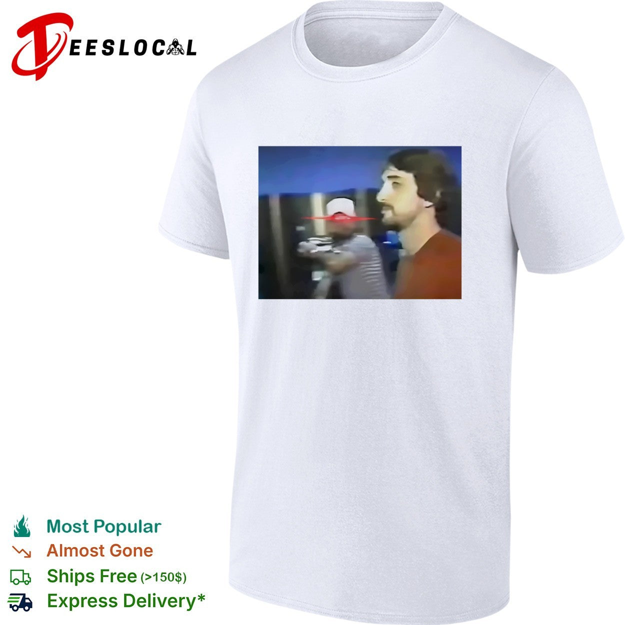 Gary Plauché shot Jeff Doucet at Metropolitan Baton Rouge 16 3 1984 shirt
