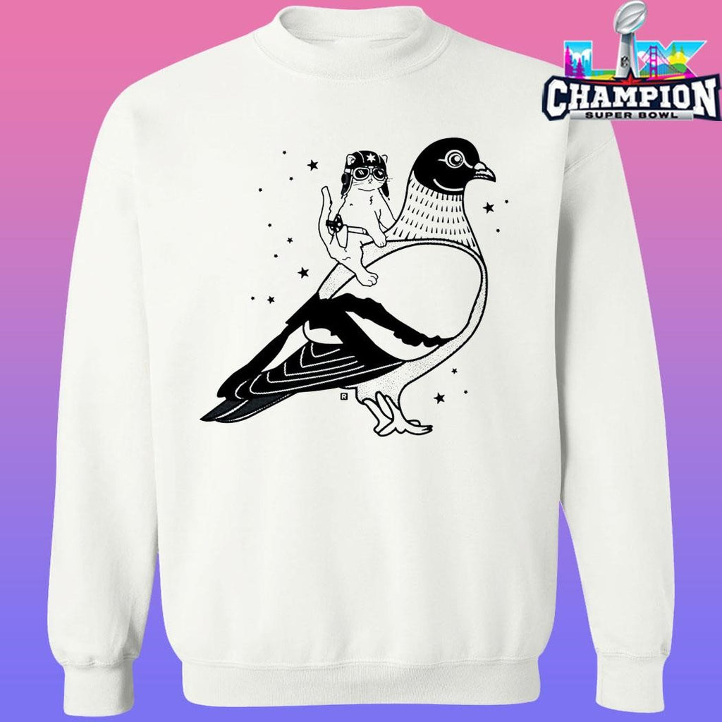Gary Riding Pigeon Shirt