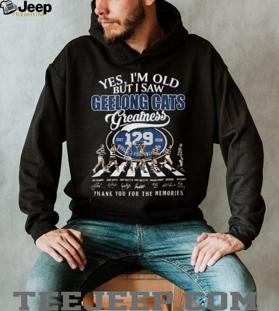 Geelong Cats Greatness Legends Signature Memories Fan T Shirt